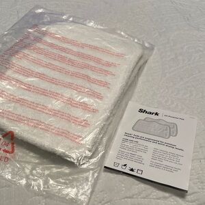 New Set of 2 SHARK Steam Mop All Purpose White Pads